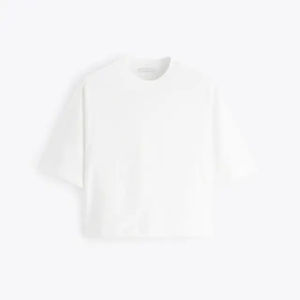 T-shirts pour hommes sur mesure, coupe ample, style streetwear, dernière tendance, coupe ajustée sans coutures, fabriqués en tissu peigné - Product Image 5