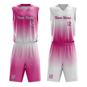 Uniforme de basket-ball respirant et tendance pour hommes, design personnalisé, vêtements d'équipe légers, uniforme de basket-ball unisexe en sublimation - Product Image 1