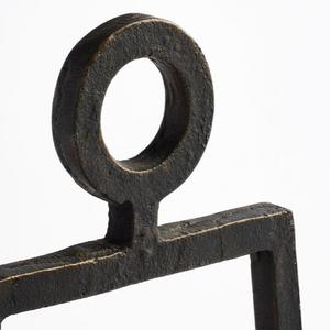 Porte-bougies d'extérieur en fer forgé Easton, finition noire - Product Image 2