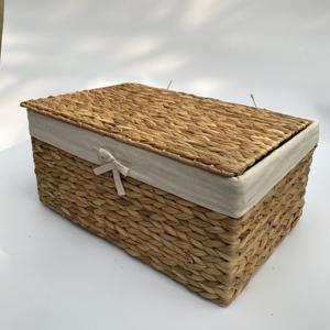 Cesta de almacenamiento rectangular con tapa, la más vendida, cesta organizadora para armarios y almacenamiento en el hogar. - Product Image 4