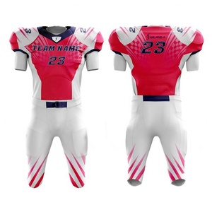 Uniforme de fútbol americano, sublimación personalizada, 100% poliéster, precio barato - Product Image 1