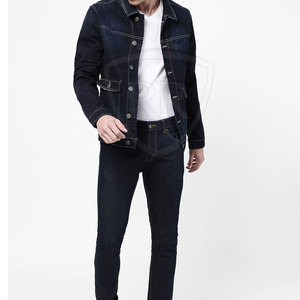 Chaqueta de Mezclilla para Hombre, 100% Algodón, con Logotipo Personalizado al por Mayor, para Invierno, Transpirable, para Uso en Exteriores - Product Image 3