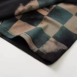 T-shirt pour homme en tissu éponge de qualité supérieure, impression de logo personnalisé, manches courtes, coupe ample, 100% coton, écologique, séchage rapide - Product Image 4