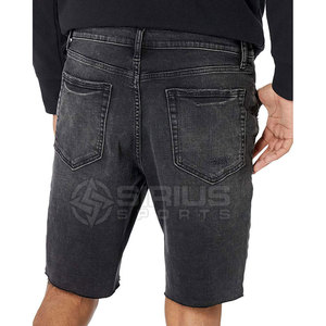Nouveau style – Short en jean pour homme sur mesure, couleur unie, respirant, léger, haute qualité, personnalisable pour la vente en ligne - Product Image 3