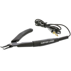 Pince à pincettes de précision premium à pointe large coudée pour micro-soudure de bijoux permanents, en acier inoxydable antistatique - Product Image 2