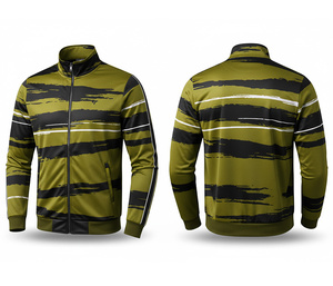 Veste à fermeture éclair intégrale par sublimation pour équipes et clubs, chaude, respirante, séchage rapide |   Tailles Hommes Femmes Jeunes |   Veste d'entraînement - Product Image 6