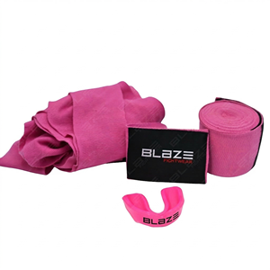 Vendas de boxeo de algodón y protector bucal para boxeo y deportes de contacto, set de protección dental. - Product Image 6