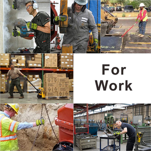 Guantes de Trabajo Grandes de Protección, Tejidos con Hilo de Algodón y Poliéster, para Hombres y Mujeres, para Barbacoa, de Algodón Grueso - Product Image 4