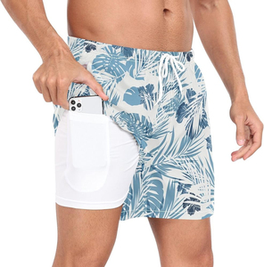 High Quality <b>Mens</b> Solid Beach Swim <b>Trunks</b> 100% Polyester Breathable Quick Dry - Product Image 5