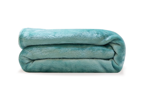 Luxury 100% <b>Silk</b> Grass Green Fleece <b>Throw</b> Durable Polyester Made in Vietnam Print Pattern for Home & Travel - Product Image 4