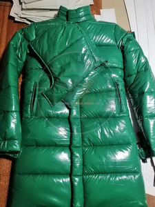 Customizable Men's Plus Size <b>Extra</b> <b>Long</b> Winter Jacket Warm Heated Bubble <b>Padding</b> Windproof Hooded Collar Puffer <b>Coat</b> Style - Product Image 2