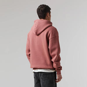 Sudadera con Capucha Oversize de Algodón 100% Estilo Vintage, 500 Gsm, Tejido French Terry, Lavado Ácido, Bordado, de Moda - Product Image 4