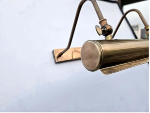 Mid Century Modern Brass Picture <b>Light</b> Antique Raw Brass Finish Adjustable Gallery <b>Wall</b> <b>Light</b> Luxury Artwork Painting Display - Product Image 5