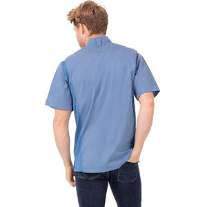 Chaqueta de Chef de Manga Corta, Uniforme de Algodón con Cierre de Cadena para Cocina, Restaurante, Hotel, Ropa de Trabajo, Pedidos al por Mayor Disponibles - Product Image 1