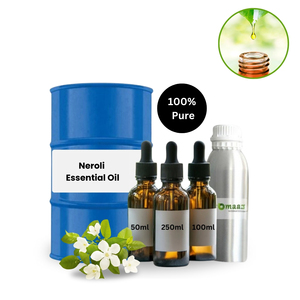 Huile Essentielle Pure de Néroli AROMAAZ - Ingrédients Naturels pour Soins de la Peau avec des Bienfaits Blanchissants, Hydratants et Anti-Rides - Product Image 3