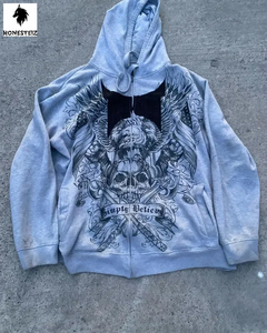 เสื้อฮู้ดดี้ผู้ชายแบบสั่งทำพิเศษสำหรับฤดูหนาว ผ้าฝ้าย 100% แบบสวมหัว สีพื้น เรียบง่าย ไซส์ใหญ่ ระบายอากาศได้ดี ย้อมสีแบบเรียบ - Product Image 4