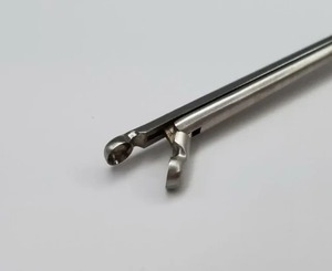 Pince à biopsie laryngée Sam Roberts 4 mm 22-1/2 pouces, instrument chirurgical d'ORL pour laryngoscopie par Vaslcare - Product Image 3