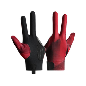Mens Snooker <b>Pool</b> Cue Glove Breathable Lightweight Three Finger Design Quick Dry Stretch Fabric Sports <b>Accessory</b> For Players - Product Image 1