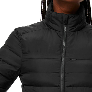 Chaqueta de invierno acolchada con cierre de cremallera y estampado personalizado de alta calidad para mujer, nueva chaqueta acolchada de moda para mujer, transpirable y de manga larga. - Product Image 4