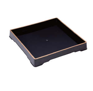 Premium Vietnam Folin-Sinhirose <b>Square</b> Disposable HDB35 Black Blister PP <b>Plastic</b> Food Grade Sushi Tray Storage <b>Container</b> - Product Image 4