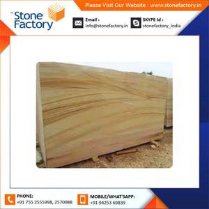 Teakwood Natural Sandstone <b>Slabs</b> with <b>Wood</b> Grain Pattern for Wall Cladding Flooring and Landscaping - Product Image 6