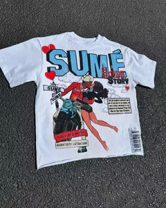 T-shirt Homme Épais et Oversize Personnalisé en Coton Lourd de Haute Qualité avec Motif, Écologique, à Manches Courtes – OEM - Product Image 2