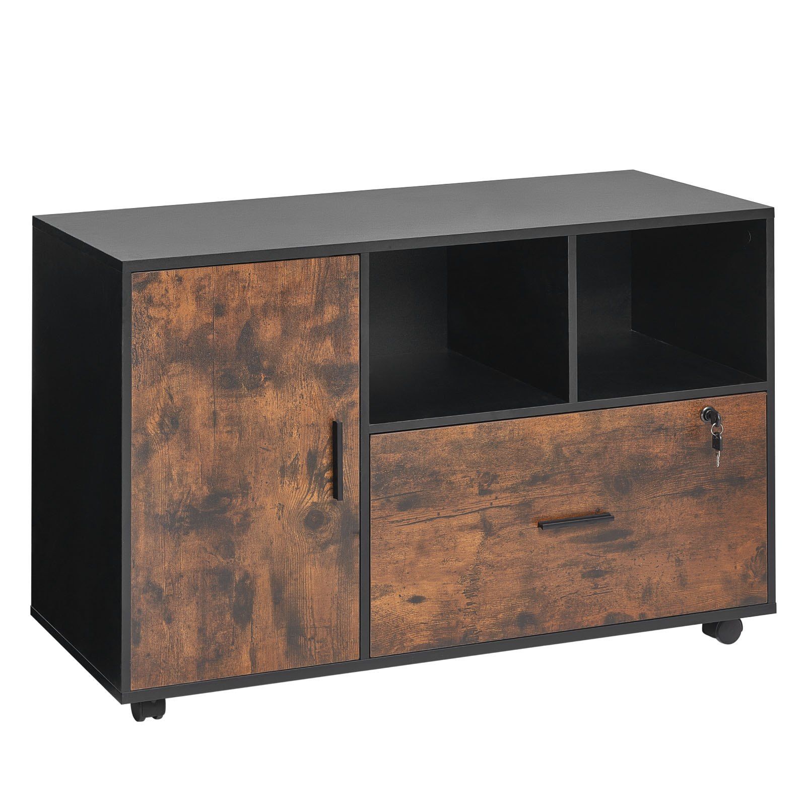 Color negro + marrón