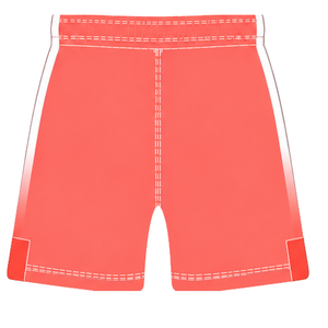 Conjunto de Rugby Rojo Coral y Blanco, Jersey de Manga Corta con Cierre Frontal, Pantalones Cortos a Juego, Uniforme Deportivo Transpirable para Entrenamiento de Equipo - Product Image 6