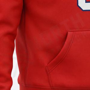 Cotton Blend <b>Zip</b> <b>Hoodies</b> <b>Men</b> Women Youth Full <b>Zip</b> Front Custom Team Logo Knitted Pattern Print OEM Production Casual Sportswear - Product Image 5