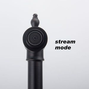 Rubinetto da cucina pieghevole a doppio comando lucidato di alta qualità, in ABS e ottone, a parete, per uso commerciale - Product Image 5