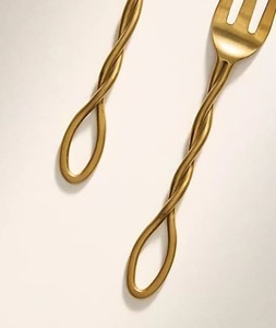 Ensemble de fourchettes en métal doré de qualité supérieure au meilleur prix pour les mariages, les événements et les fêtes - Product Image 3