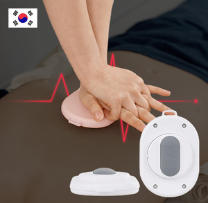 Heartpush - Dispositivo de Entrenamiento de RCP de Acero Blanco, 86g, Portátil, con Indicador de Compresión y Clicker, 1 Año de Garantía, para Programas Educativos y Hospitalarios - Product Image 1