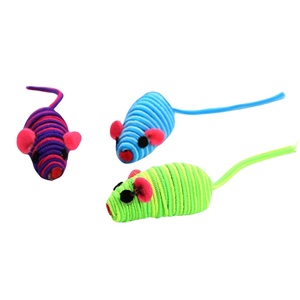 Souris de simulation durable à mâcher corde élastique jouets amusants pour petits animaux de compagnie chiots et chats petits animaux de compagnie fabriqués au Vietnam - Product Image 1