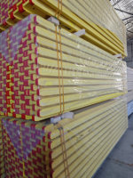 Poutre en bois H20 pour coffrage, poutre en bois LVL haute résistance, dimensions personnalisées 900-6000MM avec garantie de 5 ans