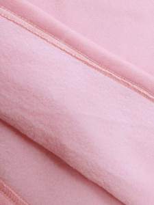 Sudadera con capucha rosa minimalista con pedrería para hombre, 400 GSM, forro polar de algodón, estilo oversize, streetwear, con cordón, proveedor de marca privada - Product Image 4