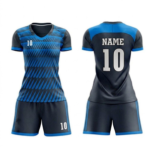 Nouveau design personnalisé, maillot de sport vintage classique surdimensionné pour femmes, imprimé, entraînement, football, séchage rapide, uniforme de football - Product Image 2
