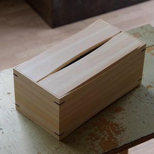 Elegant Natural Wood <b>Tissue</b> <b>Box</b> Cover Designed for Modern Home Interior Office and Hospitality Decoration - Product Image 4