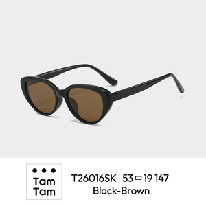 แว่นกันแดด TamTam T26016SK รุ่นคลาสสิค น้ำหนักเบา วัสดุ TR90 โพลาไรซ์ ทรงแคทอาย กรอบเต็ม ทนทาน สำหรับผู้ชายและผู้หญิง เหมาะกับชาวเอเชีย ขายส่ง - Product Image 4
