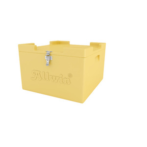 Glacière isotherme portable en plastique recyclable 22L, boîte à glace carrée pour le stockage de boissons, idéale pour le camping, la pêche et les voyages - Product Image 2