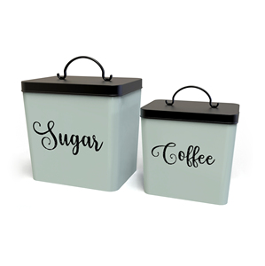Contenants de stockage alimentaire rectangulaires avec couvercles métalliques hermétiques, design minimaliste pour la conservation de la fraîcheur en cuisine - Product Image 3