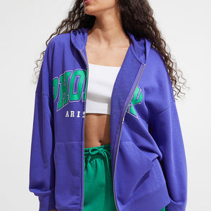 Sudadera con Capucha de Manga Larga para Mujer, Invierno, con Logotipo Impreso, Talla Grande, Personalizable - Product Image 3