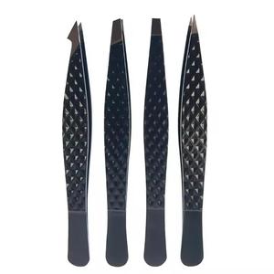 Rose Gold Eyelash Tweezers Set Precision Metal Tools Smooth Tip Design for Eyelash Application - Product Image 3