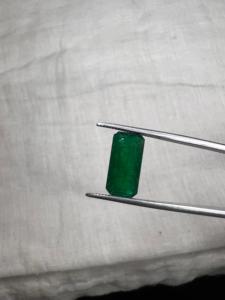 Émeraude naturelle zambienne de 3,01 carats, taille octogonale SAKOTA, pierre précieuse verte lâche, émeraude de qualité supérieure pour la vente en gros de bijoux - Product Image 1