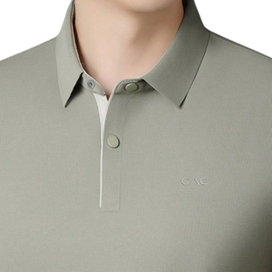 Polo de Rendimiento para Hombre, Color Verde Oliva, Manga Corta, Transpirable, de Secado Rápido, Ligero, Elástico, Informal, para Golf, Tenis, Oficina - Product Image 4