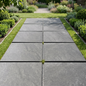Robust Hammer Stone Nero R11, Baldosas de Porcelana Modernas para Piscinas, 20 mm de Grosor, Baldosas de Exterior Resistentes, Losas para Pavimentación - Product Image 6