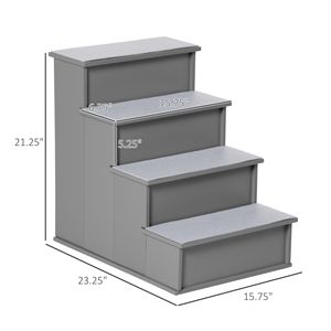 Scale per animali domestici di piccolo cane con copertura imbottita per arrampicarsi sul divano letto e altri accessori per mobili - Product Image 3