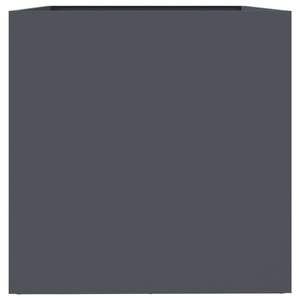 Macetas y jardineras de acero laminado en frío con incrustaciones decorativas color antracita, tamaño mediano - Product Image 6