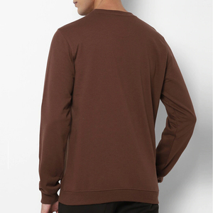 Sudadera de Felpa de Primera Calidad con Logotipo Personalizado, Corte Holgado, Color Liso Teñido, Transpirable, para Hombre, Informal, de Invierno - Product Image 3