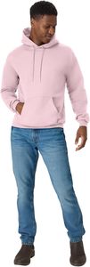Sudadera con Capucha Roja para Hombre, Color Sólido, Informal, para Otoño, 100% Algodón, Tejido de Punto - Product Image 4