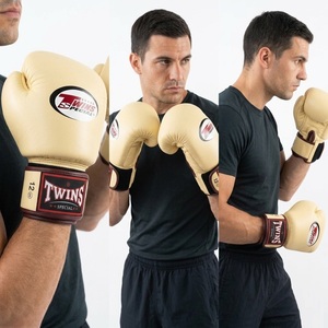 Guantes de Boxeo de Piel para MMA y Kickboxing, 12oz, Cierre de Gancho y Bucle, Transpirables, Unisex, para Entrenamiento de Adultos, Ligeros - Product Image 3